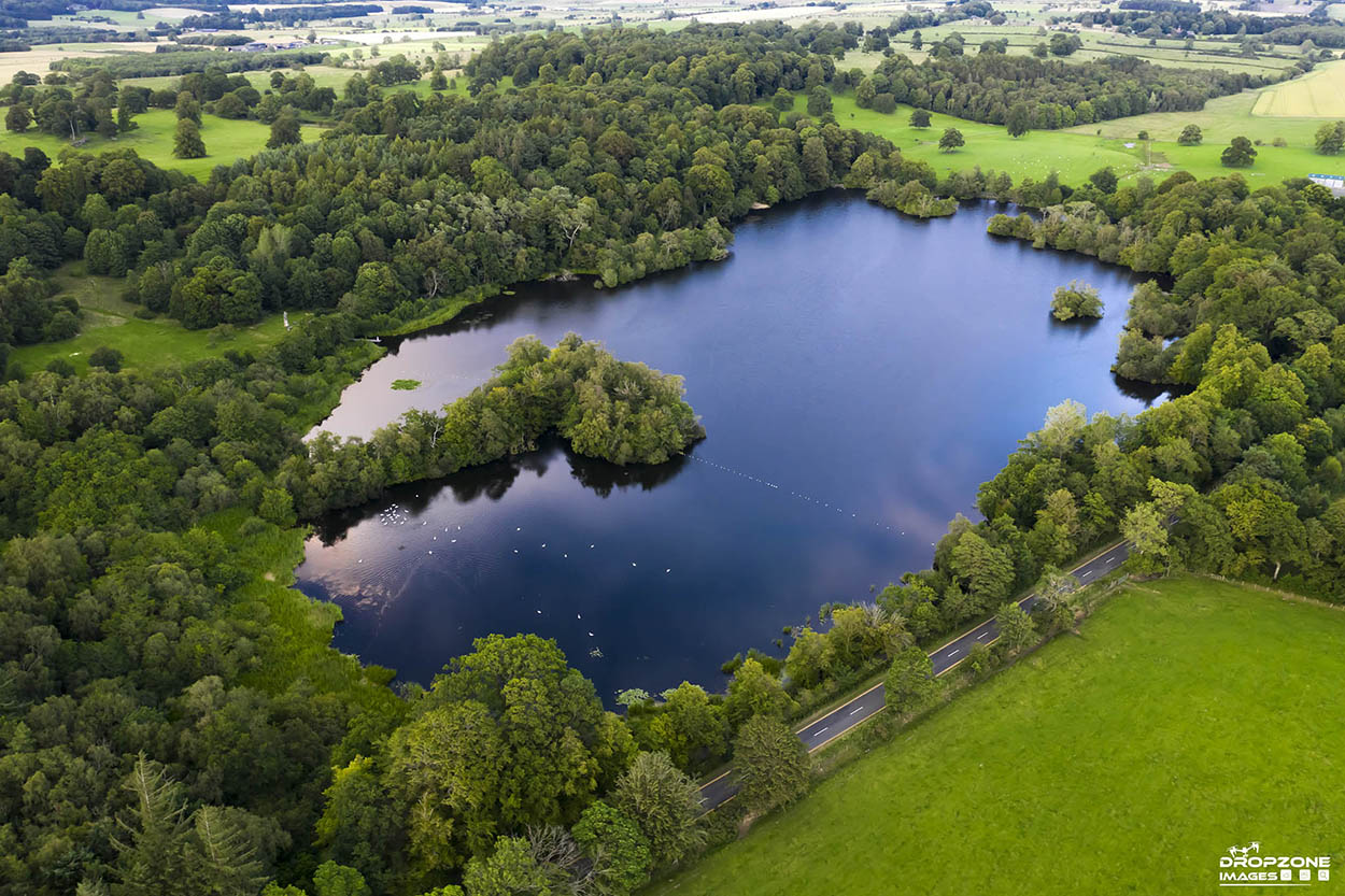 Bolam Lake drone photography North East