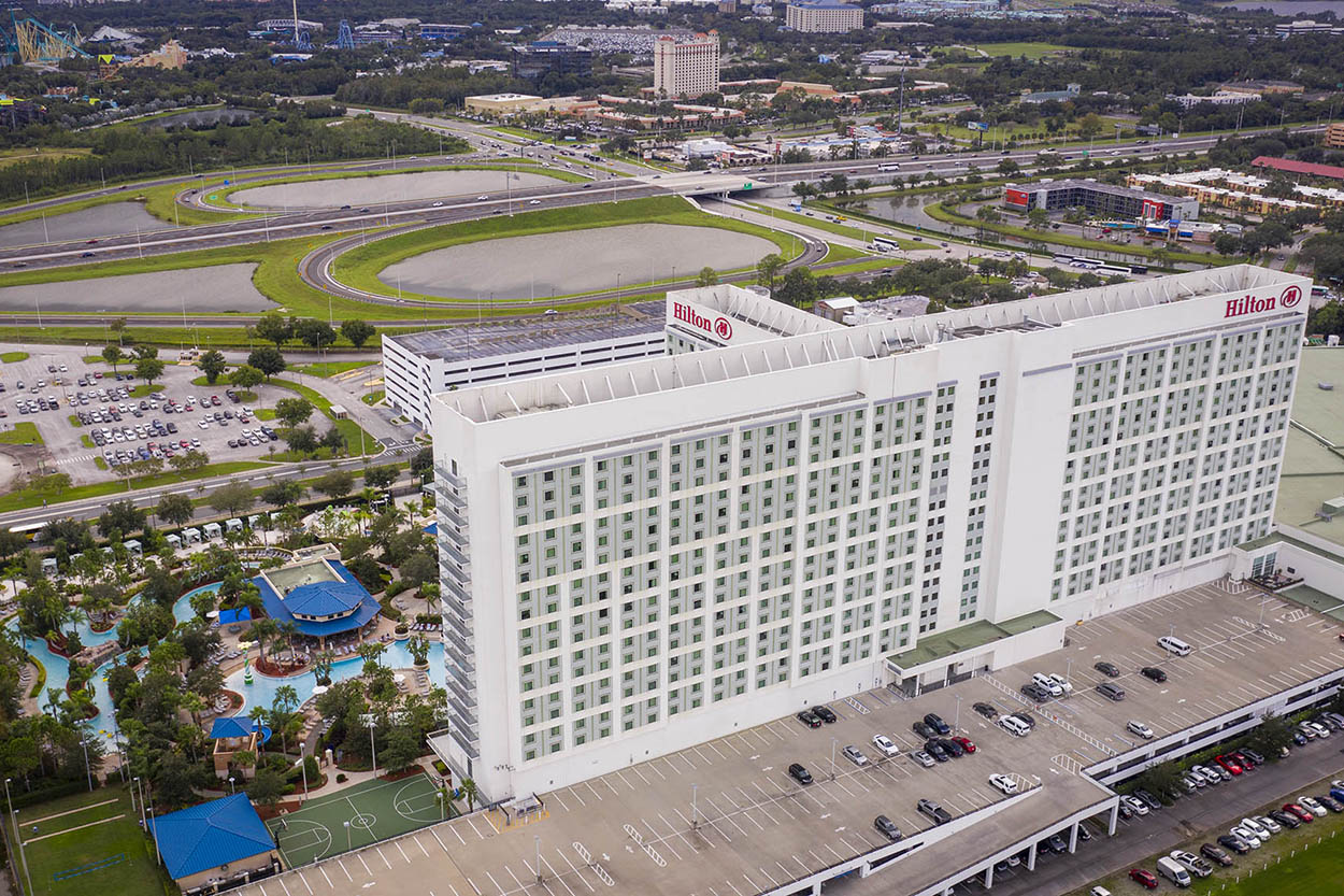 Hilton in Florida. Drone images worldwide