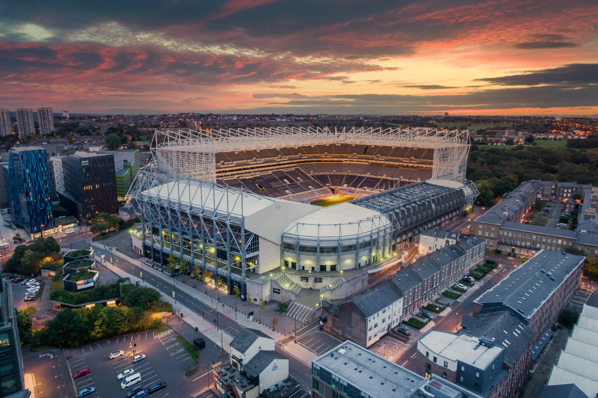 St James Park drone photography