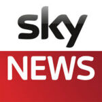 Sky news drone filming newcastle