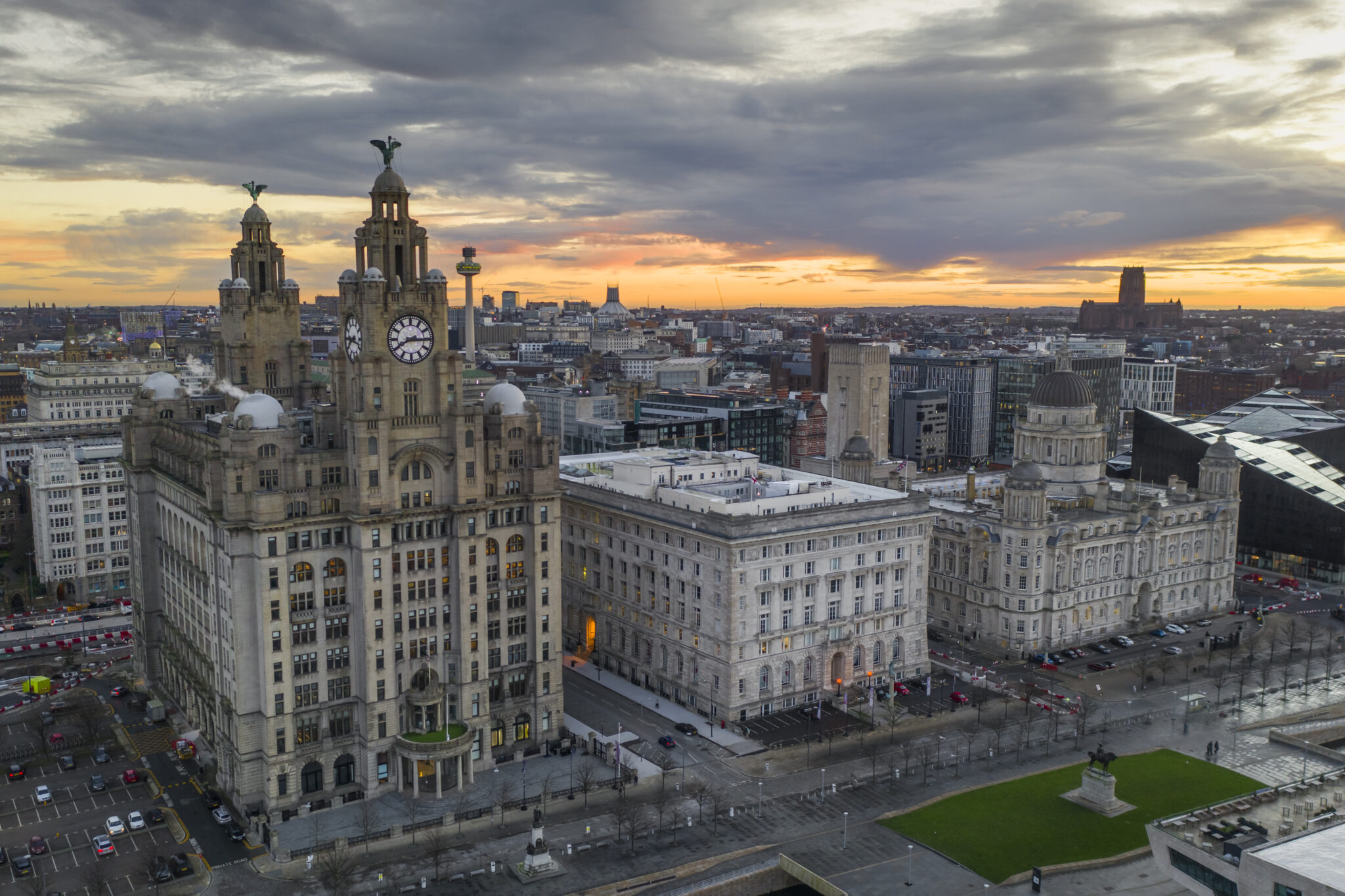 Drone photography in Liverpool