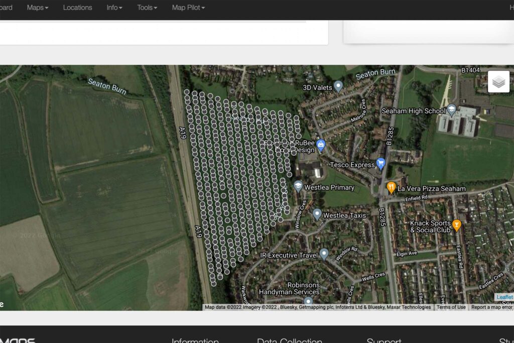 Newcastle Northumberland photogrammetry drone mapping