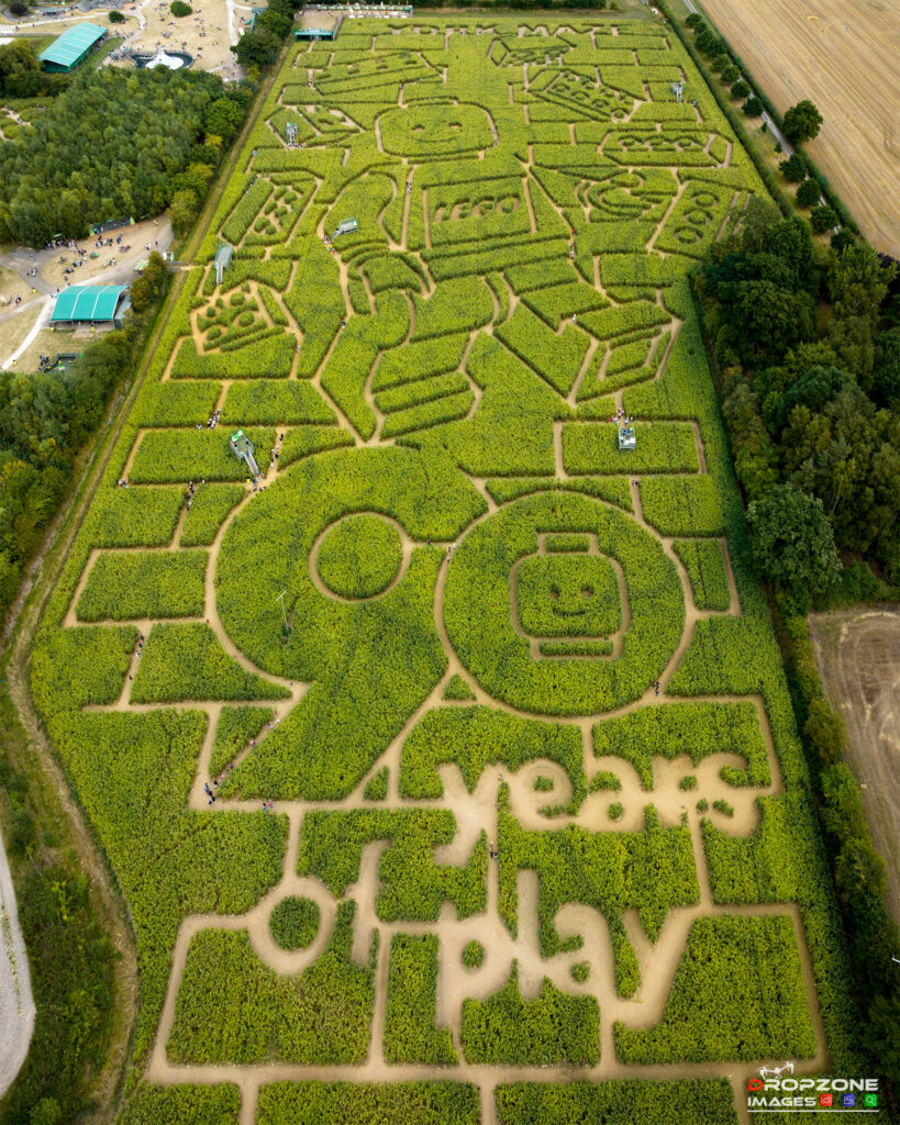 York Maze drone